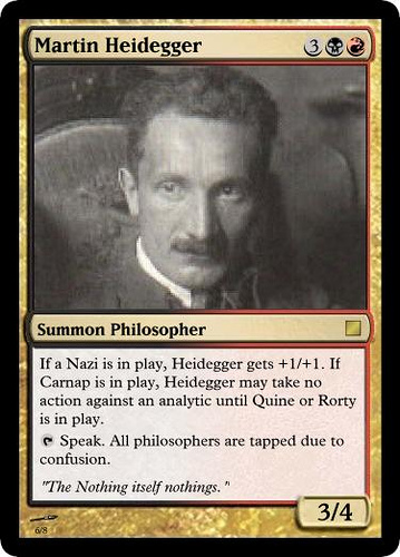 Heidegger card